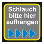 Schlauchaufhängung rechts