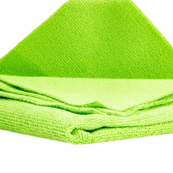 grünes Tuch aus Mikrofaser
