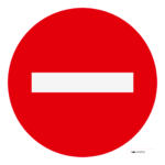 Schild Durchfahrt verboten
