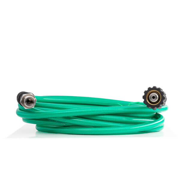 HD-Schlauch Grün für SB-Waschanlagen mit M22 Deckenkreisel- und 3/8" Lanzenanschluss in Edelstahl